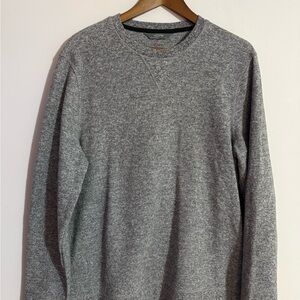 Classic Gray Crewneck Sweater for Men